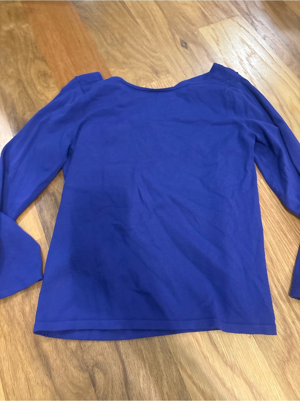 Lilly Pulitzer Long-Sleeve Crewneck Top in Cobalt